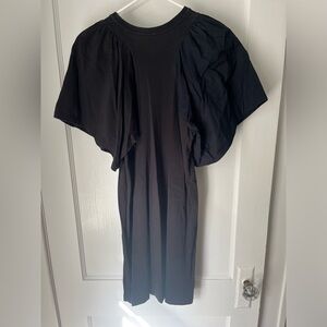 Kate Spade Broome Street collection black dress puffy sleeve size small